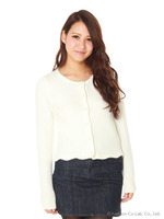 【dazzlin】裾スカラップカーディガン