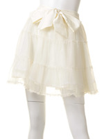 シアーティアードミニスカート