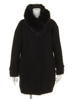 【CASUAL】ブークレ中綿コクーンコート