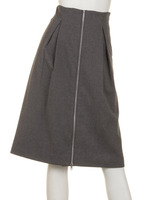 【MODE】ZIPディティールセミフレアSK