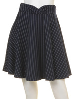 バックリボンフレアスカート