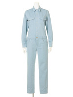 【BED&BREAKFAST】Stretch Kersey Long Jumpsuit