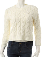 【ECURY】ケーブルニットトップス