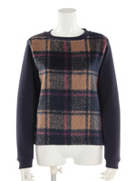 シャギーチェックプル