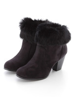 【vanitybeauty】ファー折り返しショートブーツ