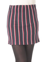 ストライプタイトスカート