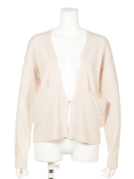 ノーボタンカラーカーデ