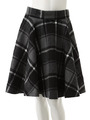 【CEDNIE】チェックフレアミディスカート