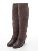 異素材ロングブーツ