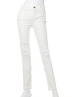 スラブストレッチダメージHWスキニ