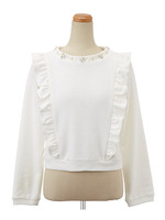 ビジューカラーウラケトップス