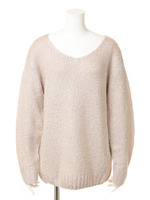 ループヤーンチュニックトップス