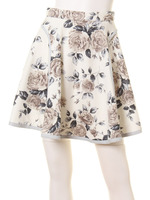 ローズプリントスカート