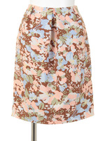 フラワープリントスカート