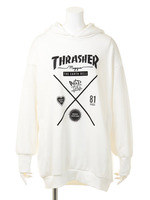 【MEN｀S LIKE】THRASHERコラボパーカー
