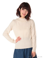 ∞フリルタートルプルオーバー