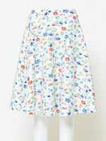 【Bonica Studio】花柄ミモレSK