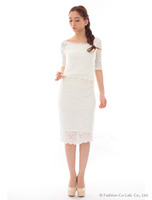 スカラレースタイトスカート