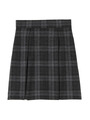 チェック柄タックスカート