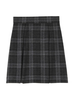 チェック柄タックスカート