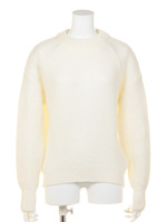 ワッフルニットトップス