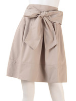 リボン付ギャザーSK