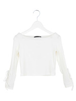 袖スピンドルオフショル