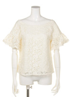 【DUO】 クロシェレース袖スカラBL