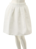 【ECURY】格子柄フレアミディスカート