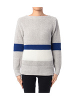 杢調ボーダーニット