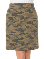 カモフラ柄リバーシブルスカート