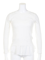 レイヤードランダブリブニット