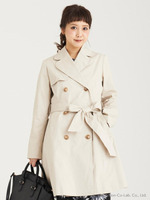 ベルト付トレンチコート