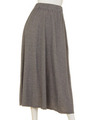 【SEEDS OF CALIFORNIA FOR ROSE BUD】D/J SOLID REVERSIBLE MAXI SKIRT