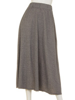 【SEEDS OF CALIFORNIA FOR ROSE BUD】D/J SOLID REVERSIBLE MAXI SKIRT