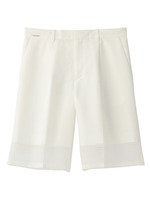 スクエアレースひざ丈パンツ