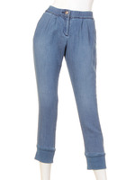 ニットデニムスウエットパンツ