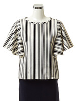 ラッセルストライプブラウス