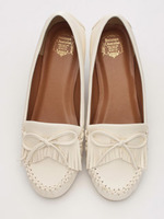 B スムースモカフラットシューズ/OFF-WHITE