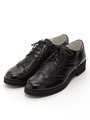 BIウィングチップレースアップスリッポン30/BLACK