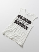 DAYS　TO　ノースリTシャツ/ホワイト