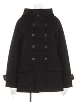 DUFFEL COAT/BLACK