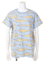 FLIT GHOST TOPS/LIGHT BLUE×YELLOW