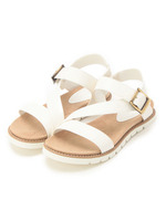 MAISON ROUGE レザーベルトサンダル/ホワイト(001)