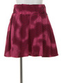 MULTI BORDER SKIRT【VOLCOM】/GRY