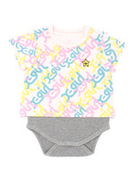 S/S  BODY  ALL   MANY  LOGO/BLUE