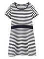 STRIPED COMBINATION DRESS/WHITE