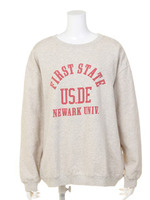 US.DEプリントスウェット/NVY