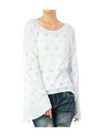 WILDFOX ヘンプ柄プルオーバー/ホワイト(003)