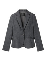 [L]1つボタンテーラードジャケット/ベージュ(052)